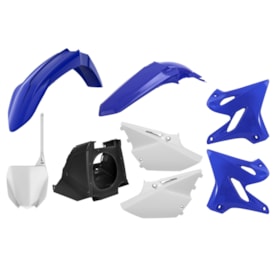 Kit Plástico Yz 125 02/21 - Yz 250 02/21 Polisport Restyling Mod. Yzf Azul Branco