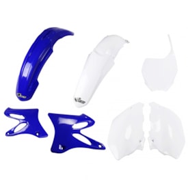 Kit Plástico Yz 125 06/14 - Yz 250 06/14 Completo Ufo Branco Azul