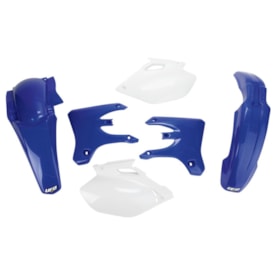 Kit Plástico Yzf 250 03/05 - Yzf 450 03/05 Ufo Azul Branco