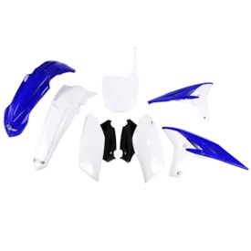 Kit Plástico Yzf 250 10/13 Completo Ufo Azul Branco