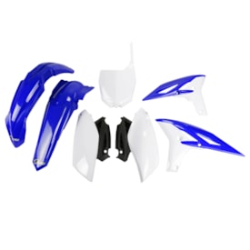 Kit Plástico Yzf 250 11/13 Completo Ufo Azul Branco