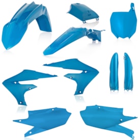 Kit Plástico Yzf 250 19/23 - Yzf 450 18/22 Completo Acerbis Azul Neon