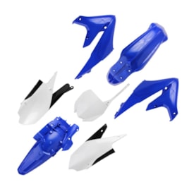 Kit Plástico Yzf 250 19/23 - Yzf 450 18/22 Completo Ufo Azul Branco