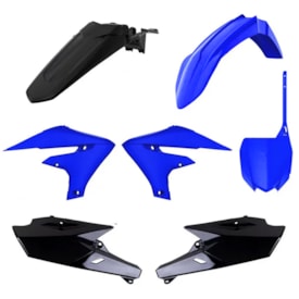 Kit Plástico Yzf 250 19/23 - Yzf 450 18/22 Polisport Azul Preto