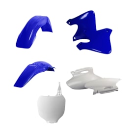 Kit Plástico Yzf 250 - Yzf 426 01/02 - Yzf 400 99/02 Polisport Azul Branco