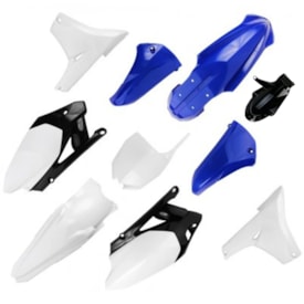 Kit Plástico Yzf 450 11/13 Completo Ufo Azul Branco