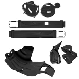 Kit Proteção Crf 250f Anker Iii Motor Quadro Balança Preto