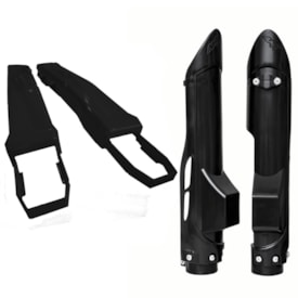 Kit Protetor de Bengala + Balança Crf 250f - Crf 300f Amx Preto