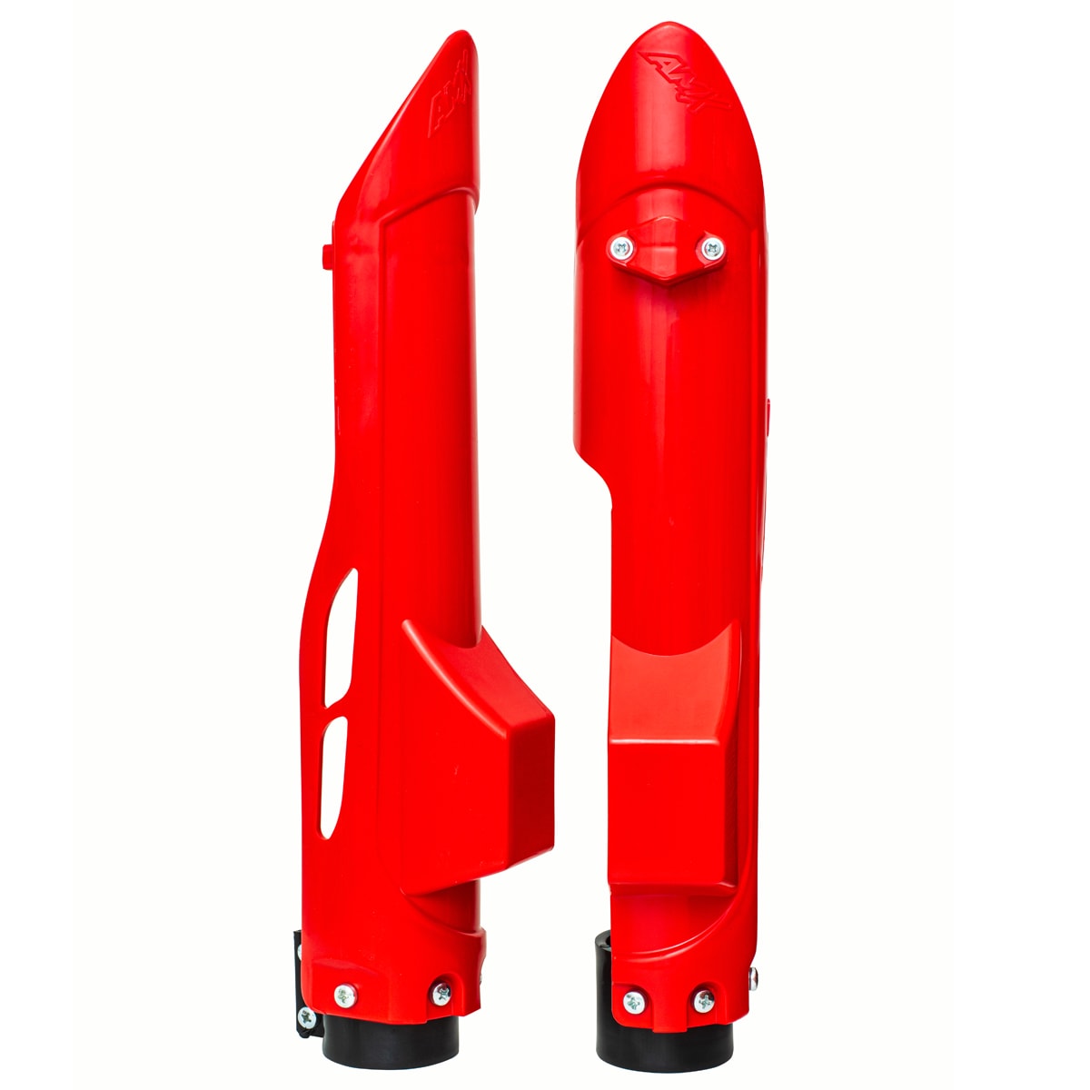 Segunda imagem do produto Kit Protetor de Bengala + Balança Crf 250f - Crf 300f Amx Vermelho