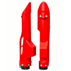 Segunda imagem do produto Kit Protetor de Bengala + Balança Crf 250f - Crf 300f Amx Vermelho