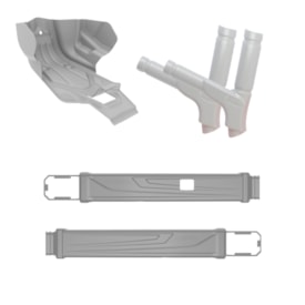 Kit Protetor De Motor / Quadro / Balança Crf 230 Anker Cinza