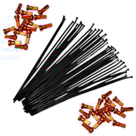 Kit Raio Dianteiro Ktm 150 200 250 300 350 450 Exc Excf Aro 19 36 Furos Nacstar Preto