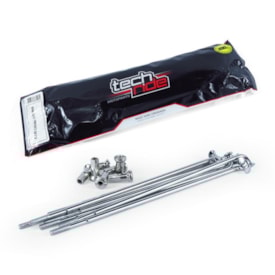 Kit Raio Dianteiro Tornado 4mm Techride Cromado