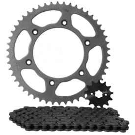 Kit Relação Crf 230 Corrente - Coroa - Pinhão Com Retentor Kmc Gold