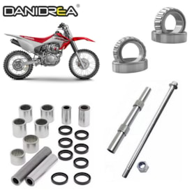 Kit Rolamento Link Balança Direção Crf 230 Danidrea