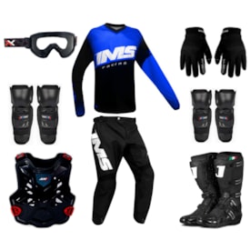 Segunda imagem do produto Kit Roupa Completo Ims Jett Amx 8 Itens Trilha