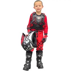 Kit Roupa Equipamento Infantil Completo Motocross Protork Amx