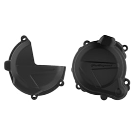 Kit Tampa de Embreagem e Magneto Beta Rr 250 18/21 - 300 18/21 Polisport Preto