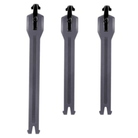 Kit Tiras de Bota Leatt Brace 3.5 Cinza