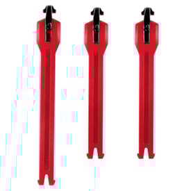 Kit Tiras de Bota Leatt Brace 3.5 Vermelho