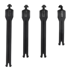 Kit Tiras de Bota Leatt Brace 4.5 - 5.5 Preto