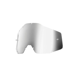 Lente 100% Accuri Strata Racecraft 2 Espelhado Prata