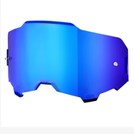 Lente 100% Armega Hiper Espelhado Azul