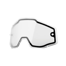 Lente 100% Dupla Transparente