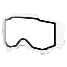 Lente Óculos 100% Armega Forecast Dupla Transparente