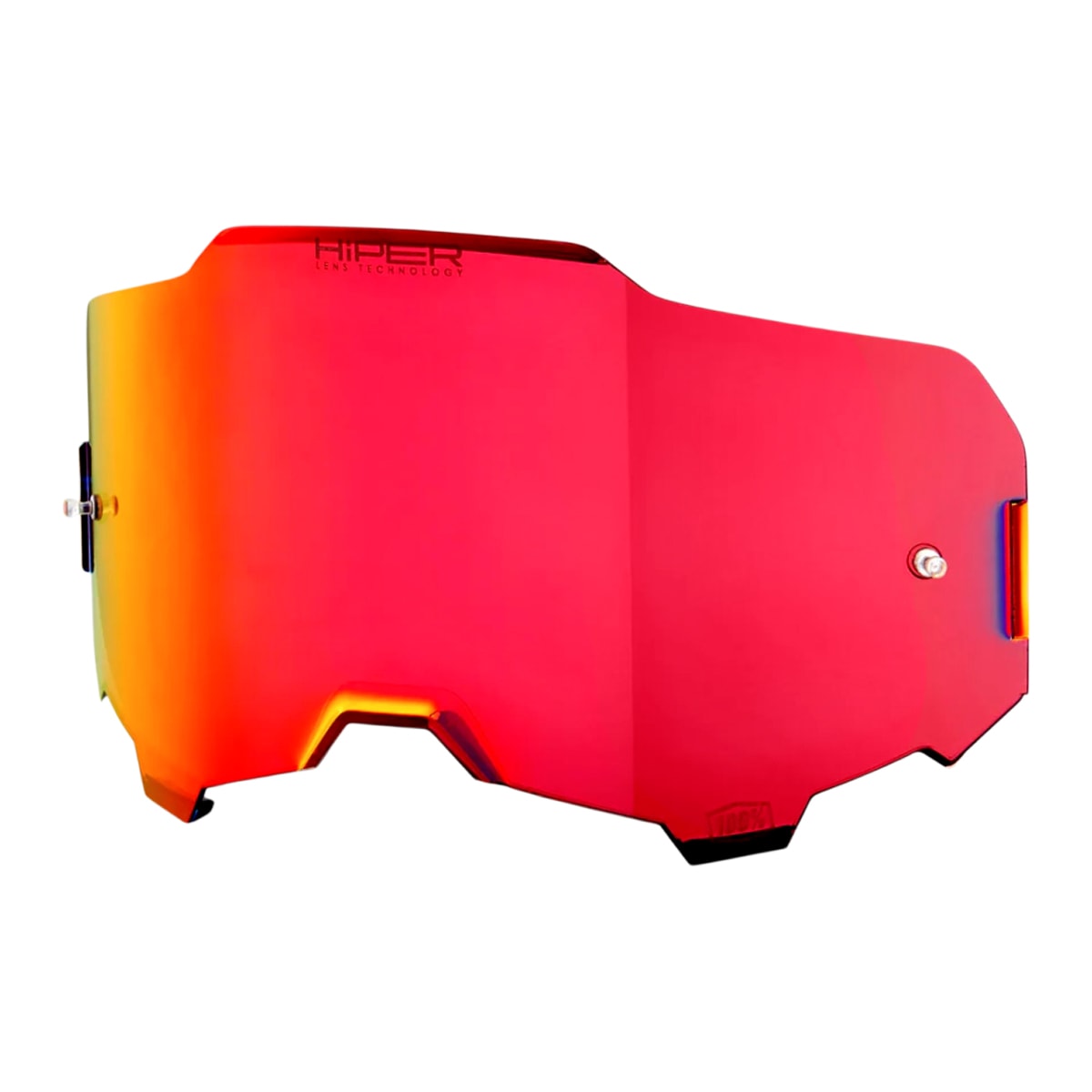 Lente Óculos 100% Armega Hiper Espelhada Vermelho