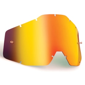 Lente Óculos Fmf Powerbomb - Powercore Espelhada Vermelho