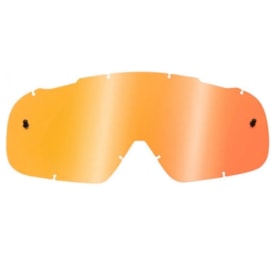 Lente Óculos Fox Airspc Espelhada Laranja