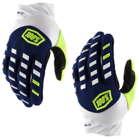 Luva 100% Airmatic Azul Fluor