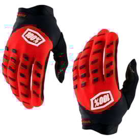Luva 100% Airmatic Vermelho Preto