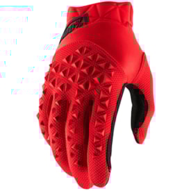 Segunda imagem do produto Luva 100% Airmatic Vermelho Preto