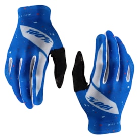 Luva 100% Celium Azul Branco