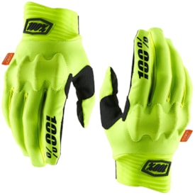 Luva 100% Cognito D30 Amarelo Fluor Preto