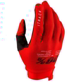 Segunda imagem do produto Luva 100% Itrack 22 Vermelho