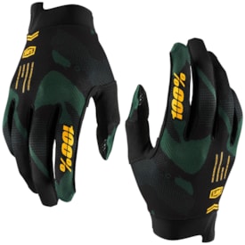 Luva 100% Itrack Setinel 24 Preto Camo