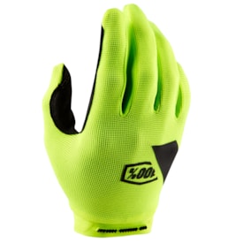 Segunda imagem do produto Luva 100% Ridecamp Amarelo Fluor