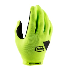 Segunda imagem do produto Luva 100% Ridecamp Amarelo Fluor