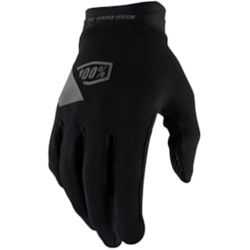 Segunda imagem do produto Luva 100% Ridecamp Gel Preto