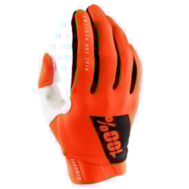 Segunda imagem do produto Luva 100% Ridefit Laranja Fluor