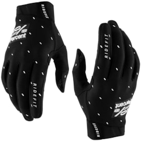 Luva 100% Ridefit Slasher Preto