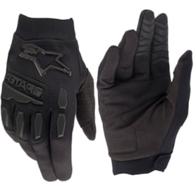 Luva Alpinestars Full Bore 22 Preto Fosco