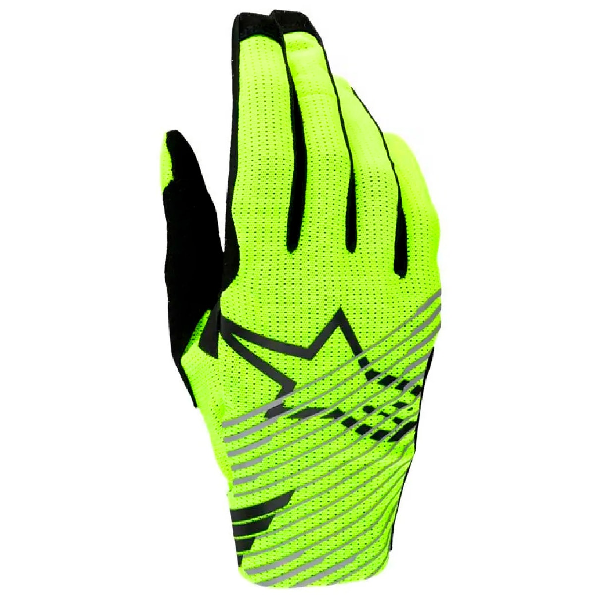 Segunda imagem do produto Luva Alpinestars Radar Pro Amarelo Fluor Cinza