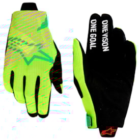 Luva Alpinestars Radar Pro Amarelo Fluor Rosa