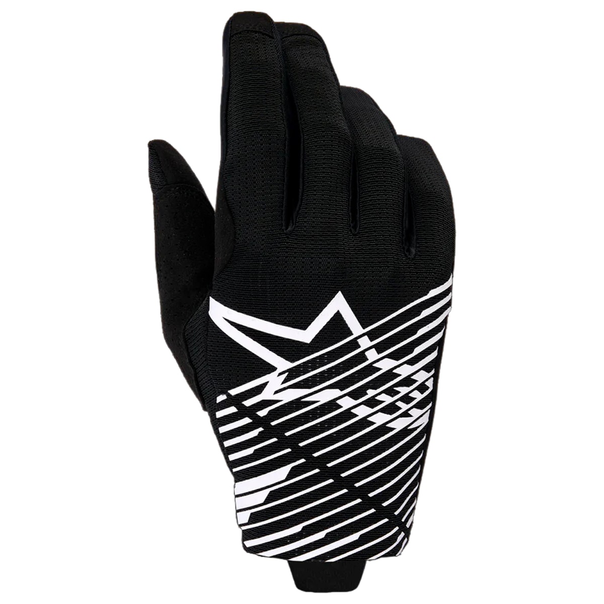 Segunda imagem do produto Luva Alpinestars Radar Pro Preto Branco