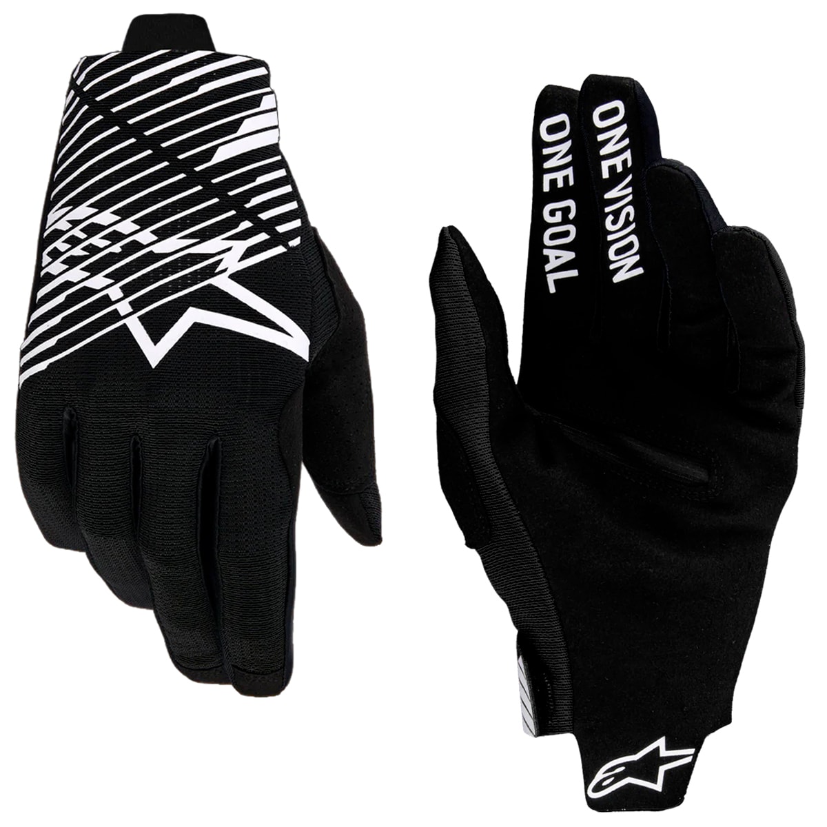 Luva Alpinestars Radar Pro Preto Branco