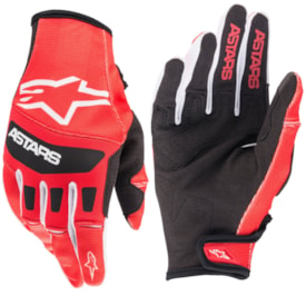 Luva Alpinestars Techstar 22 Vermelho Preto
